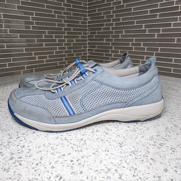 Dansko Helen light blue walking shoes women's size 38 7.5 Henriette - Picture 3 of 7